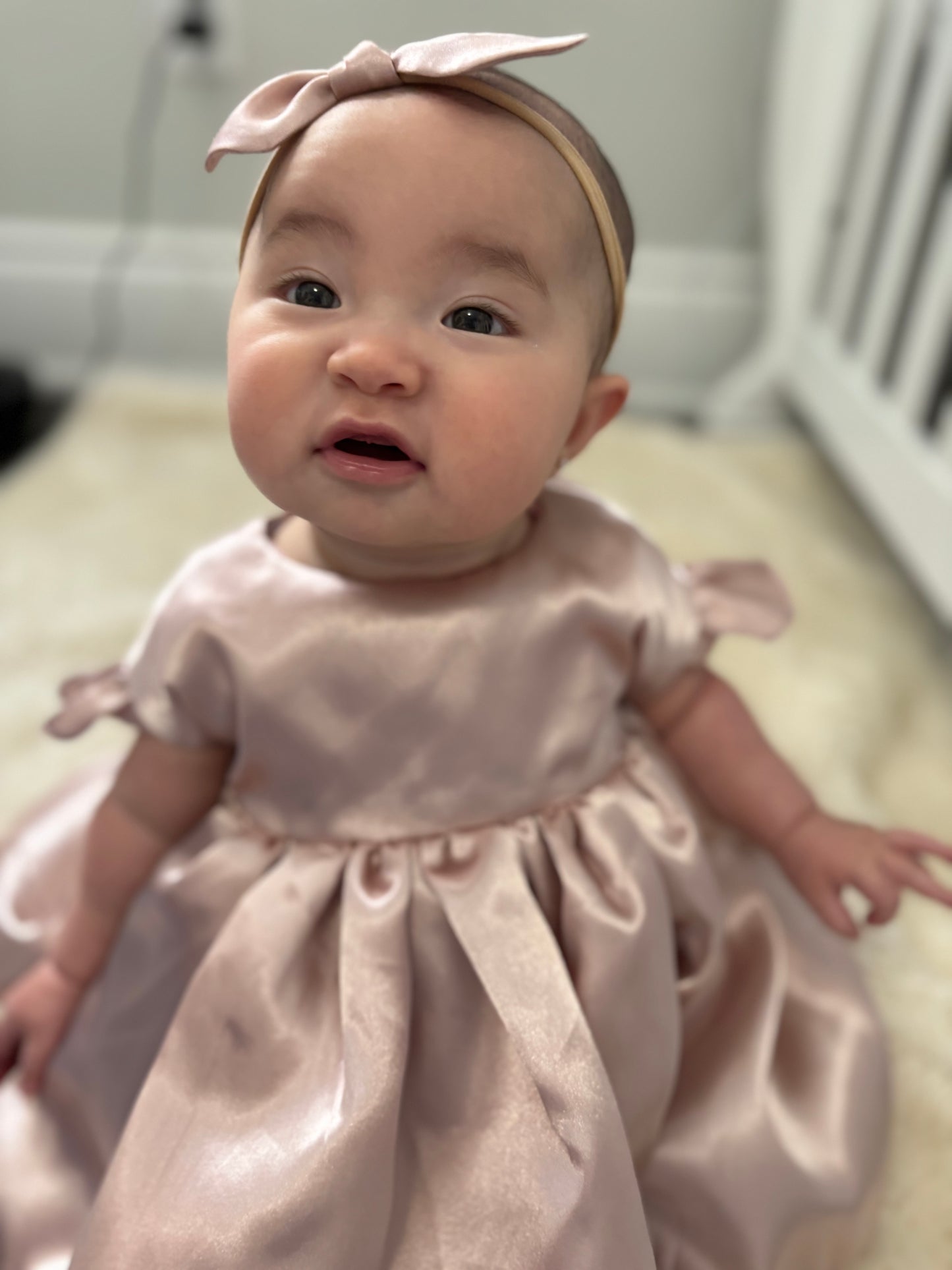 Valentina Flutter Sleeve Dress