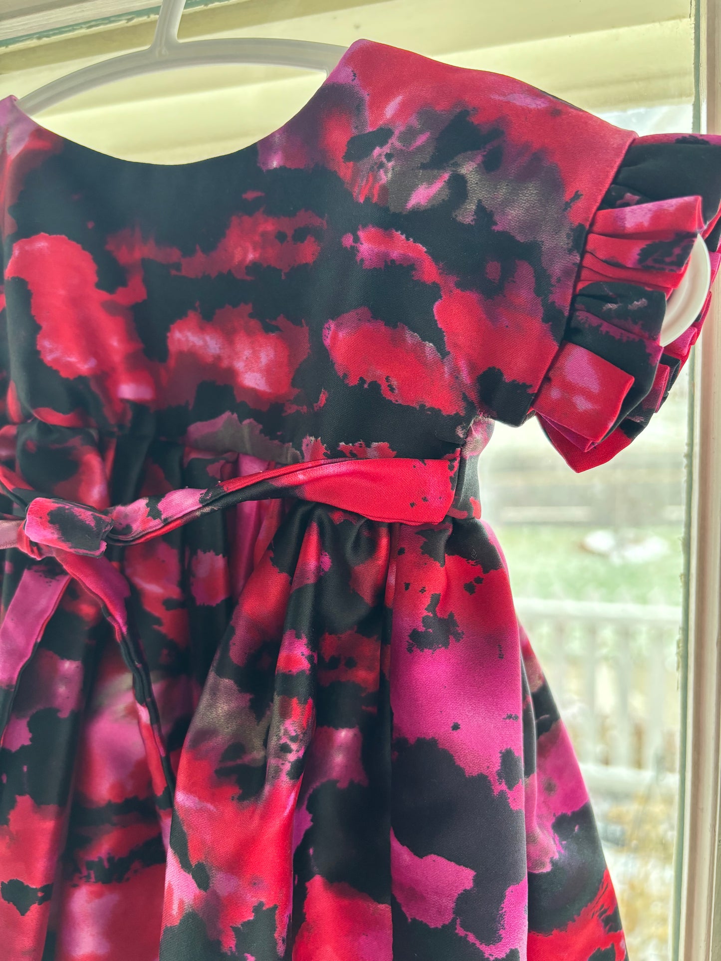 Claudia Ruffle Sleeve Dress