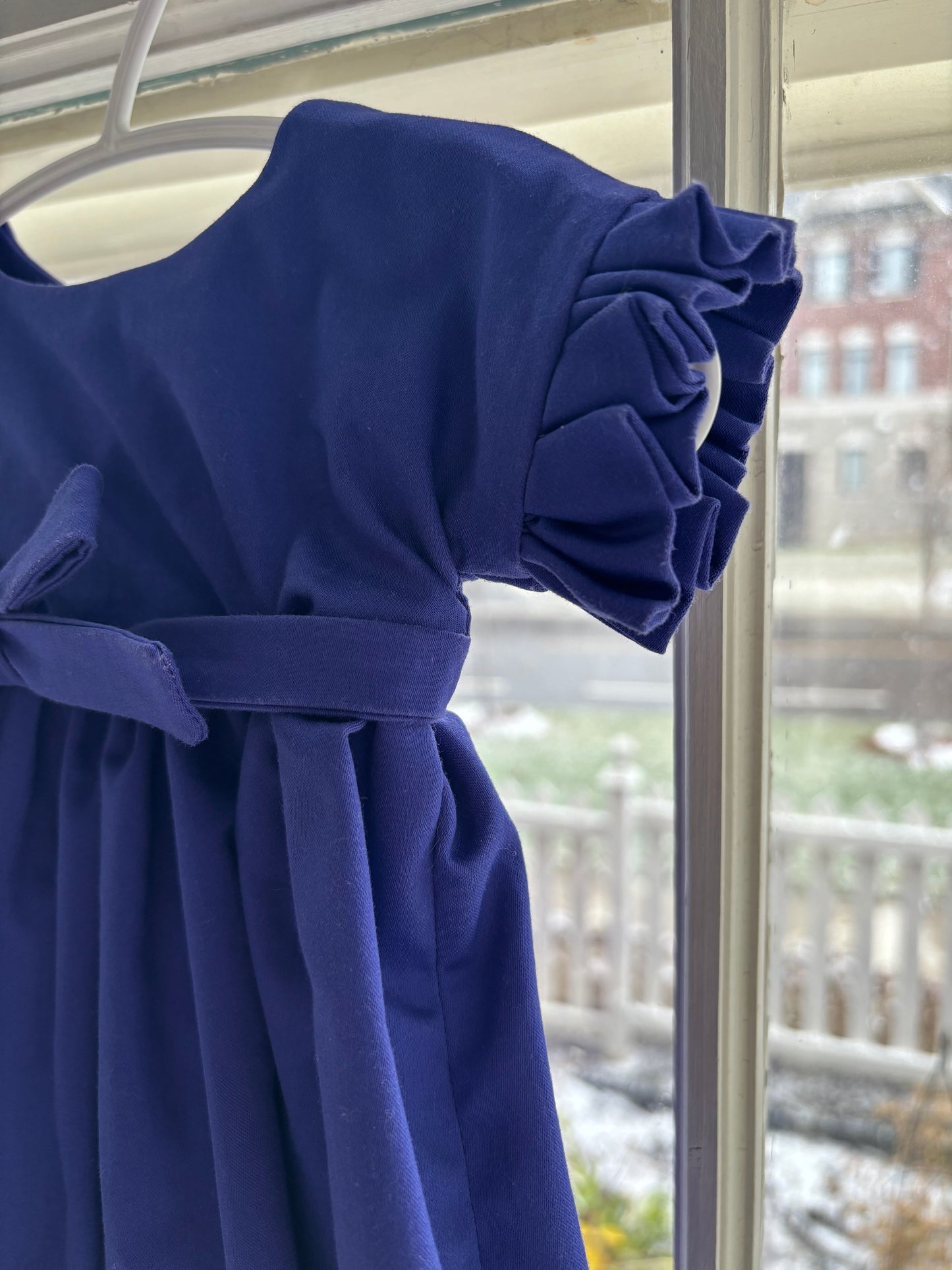 Claudia Ruffle Sleeve Dress