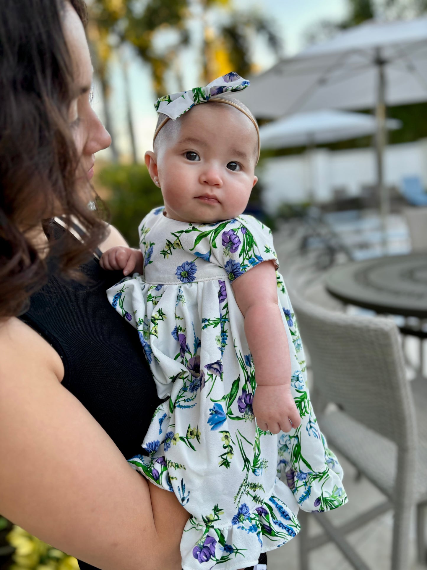 Charlotte Ruffle Hem Dress