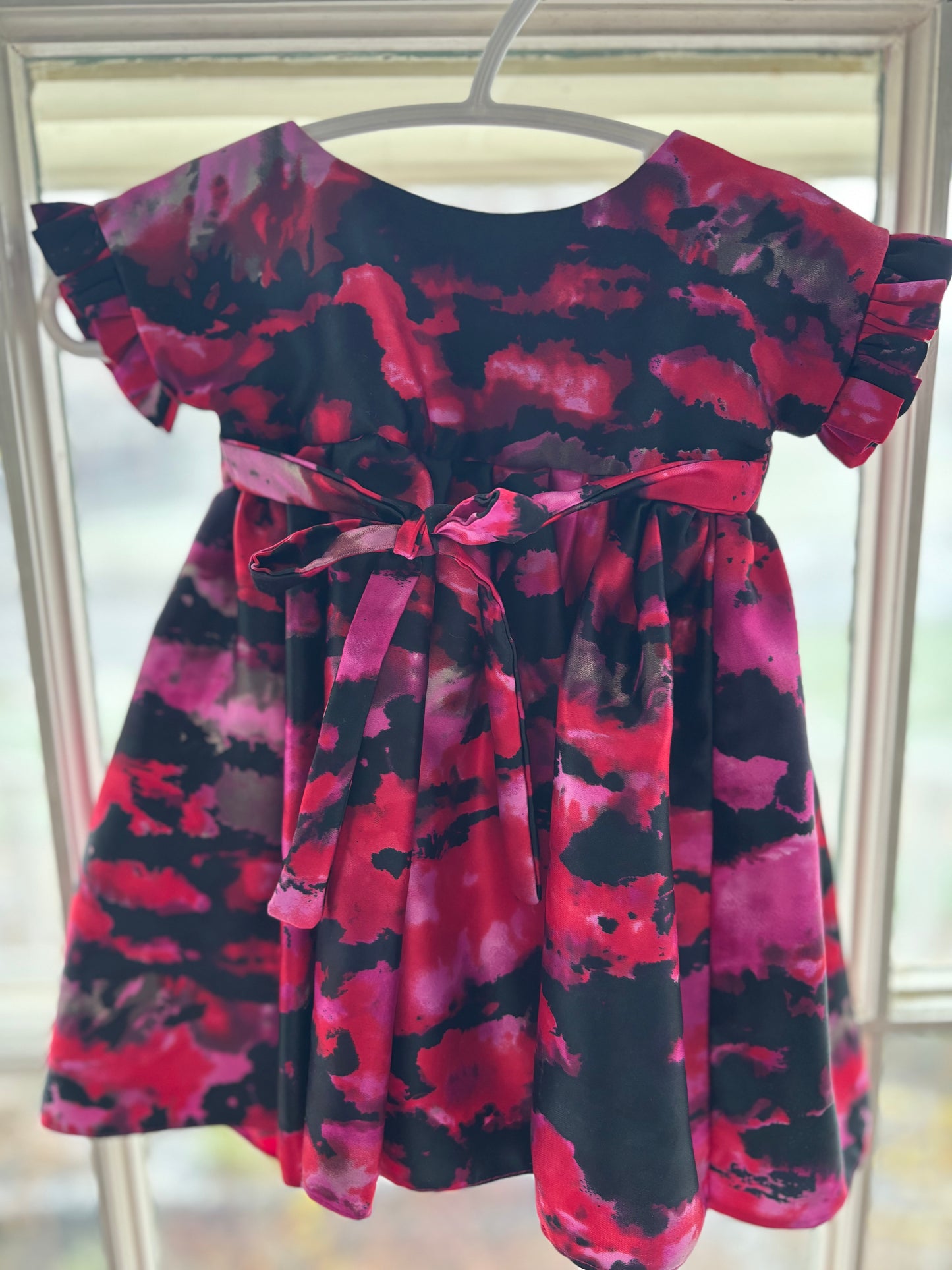 Claudia Ruffle Sleeve Dress